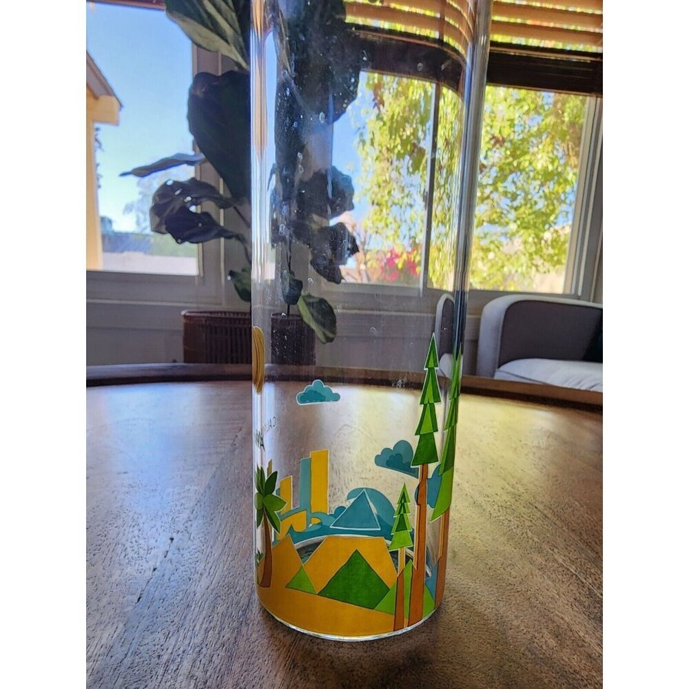 2016 Starbucks California You Are Here Glass Water Bottle | 18.5oz - Picture 3 of 8